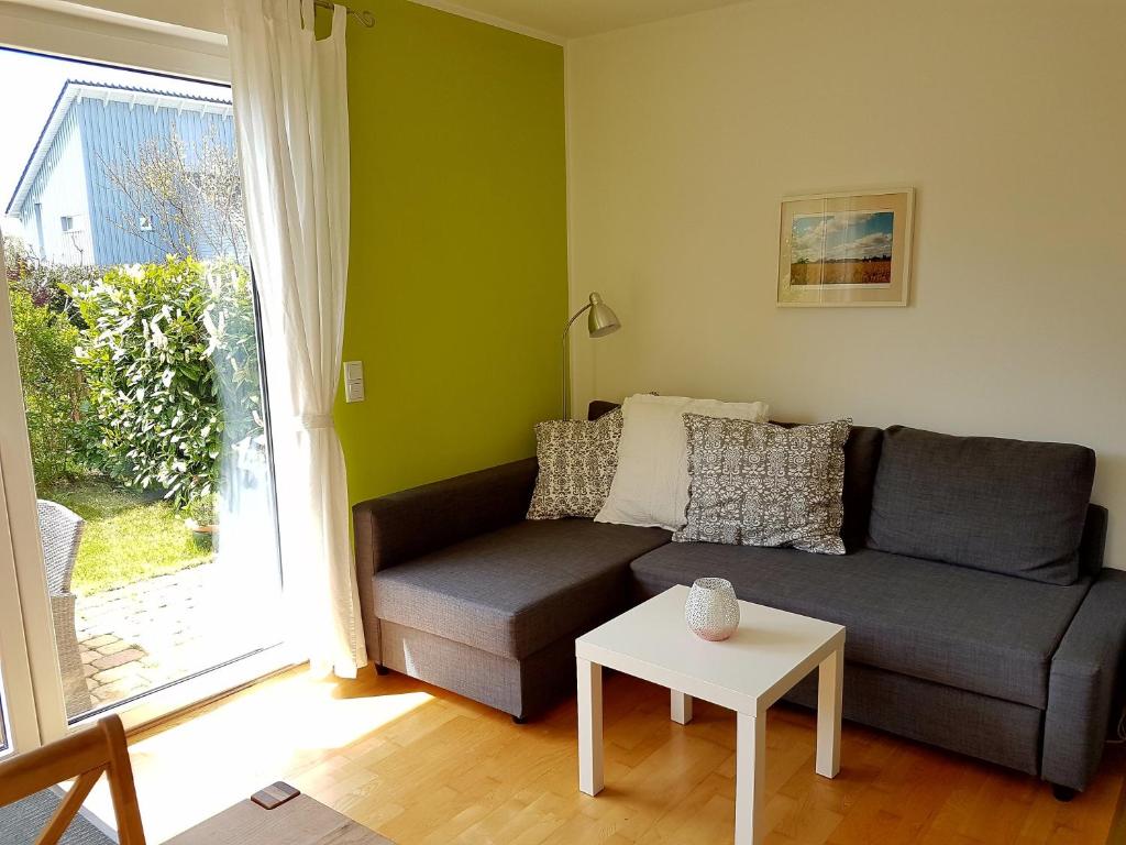 Zona de estar de Ferienwohnung Ostsee23