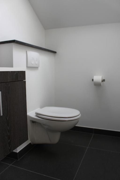 Koupelna v ubytování B&B 't Hoogste
