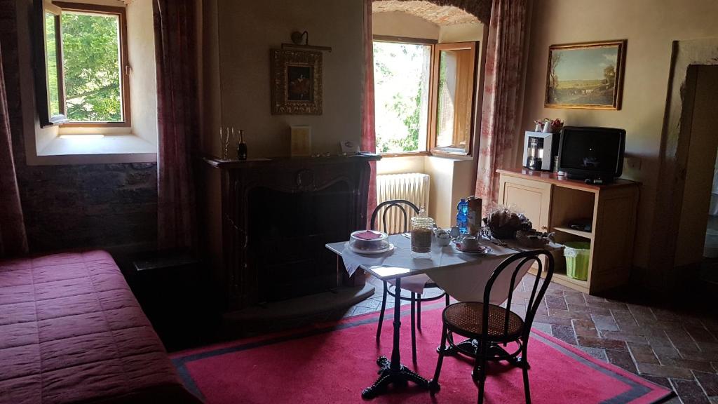 Część wypoczynkowa w obiekcie Locanda Di Alberi