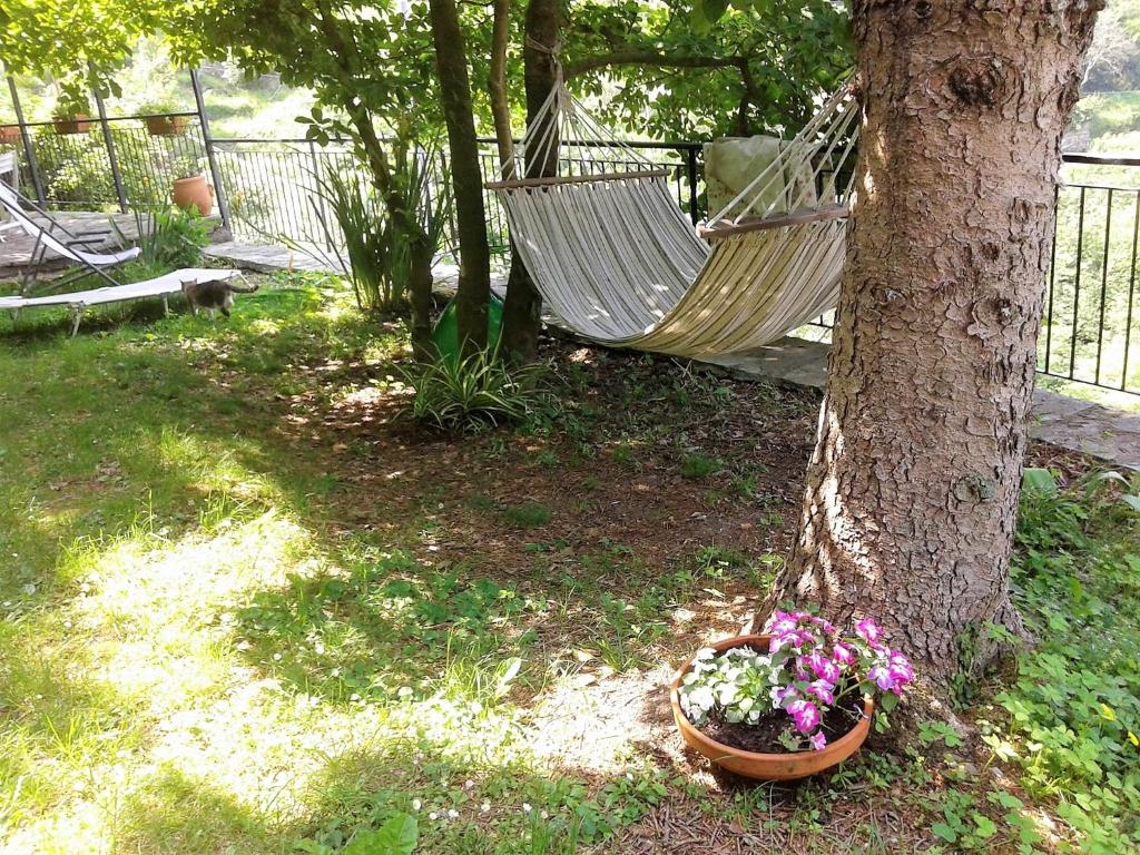 A garden outside B&B I Glicini