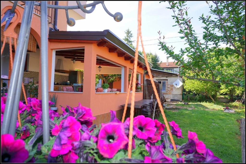 Zahrada ubytování Apartments Nives NB