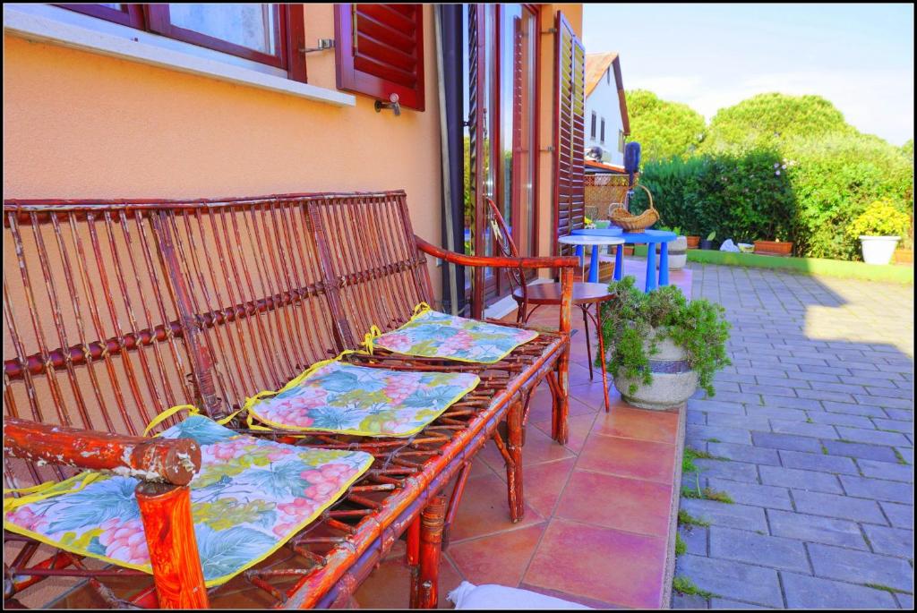 Balkón nebo terasa v ubytování Apartments Nives NB