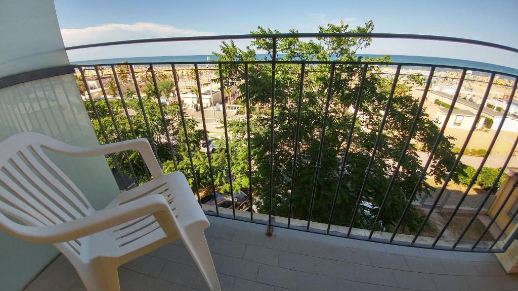 Balkón nebo terasa v ubytování Hotel Capitol