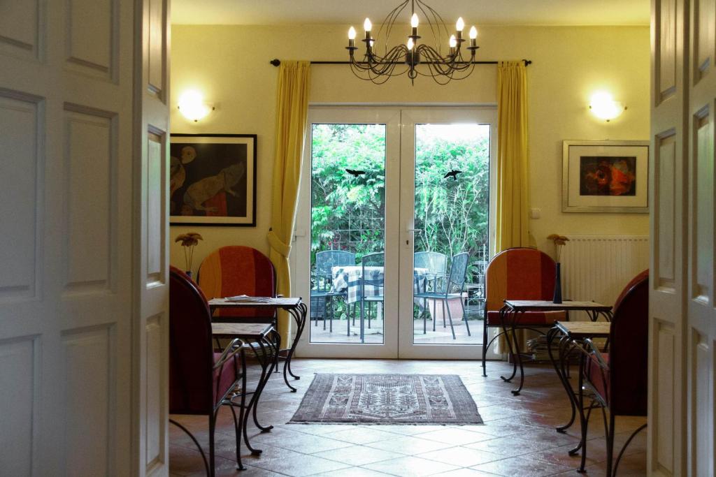 Posezení v ubytování Albergo Giardino