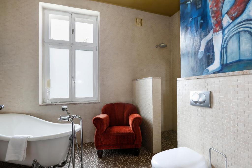 Kúpeľňa v ubytovaní Parkowa Art Deluxe moj-sopot pl