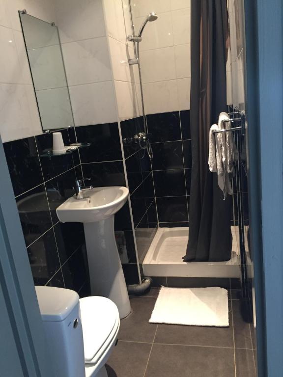Koupelna v ubytování Hotel Relais Sud