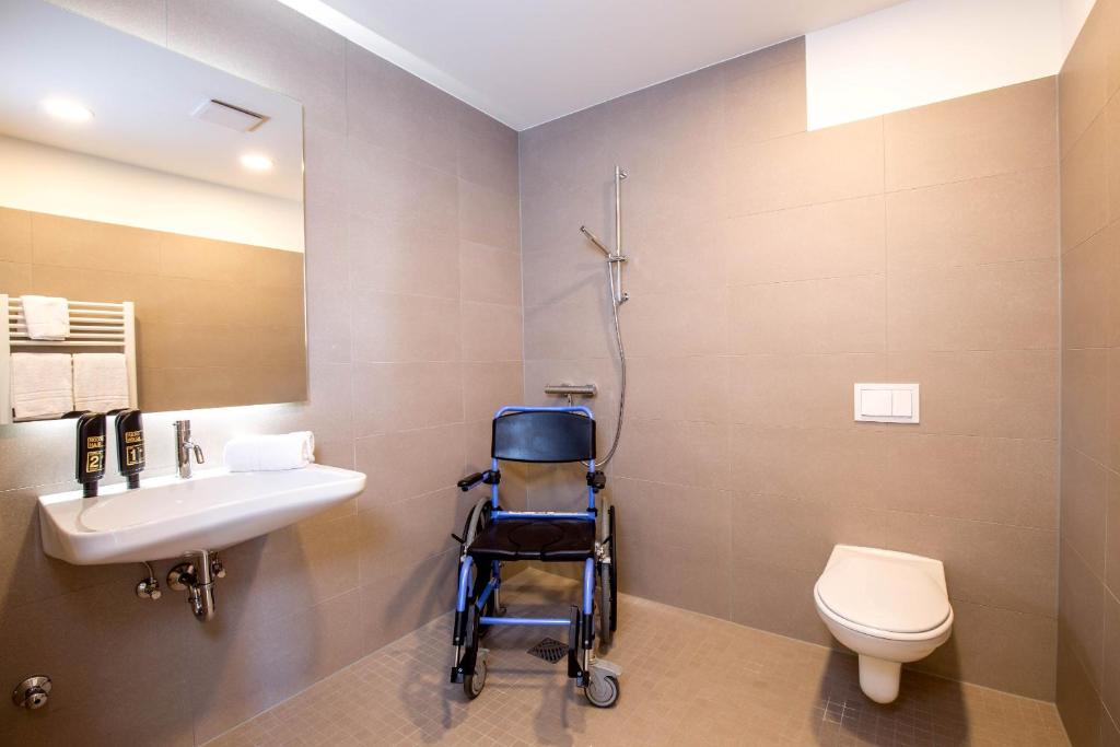 Koupelna v ubytování Carat Apartments Grömitz