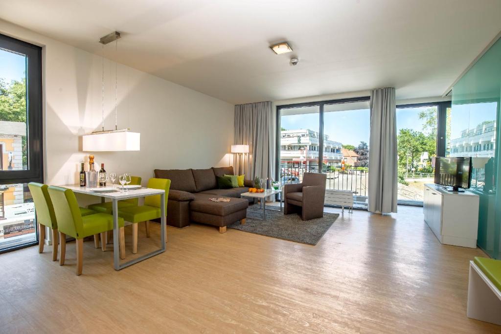 Posezení v ubytování Carat Apartments Grömitz