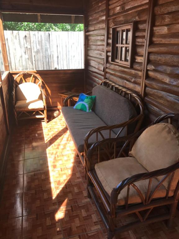 Posezení v ubytování Hotel Cabanas La Teca