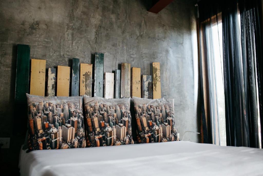 Postel nebo postele na pokoji v ubytování Hotel Casa Panama
