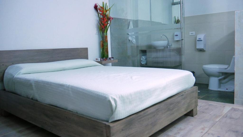 Koupelna v ubytování Hotel Barbacoa Uraba