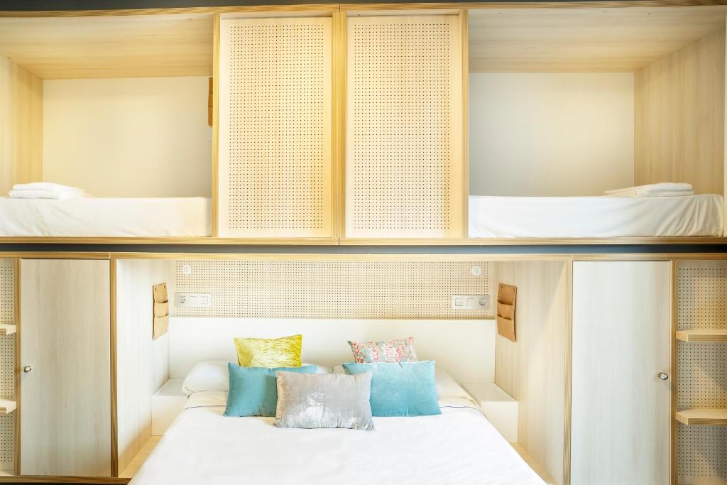Cama o camas de una habitación en Koisi Hostel