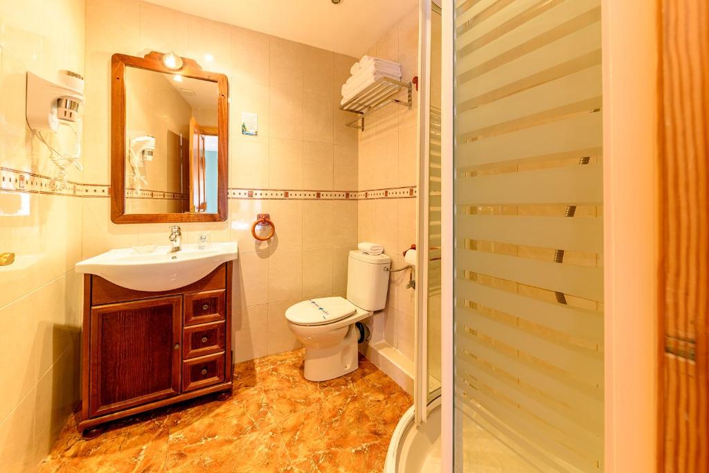 Łazienka w obiekcie Hosteria Villa de Castro