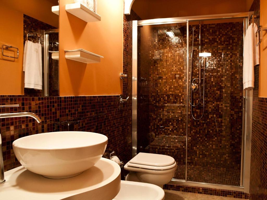 Koupelna v ubytování B&B 7Cento Ulivi