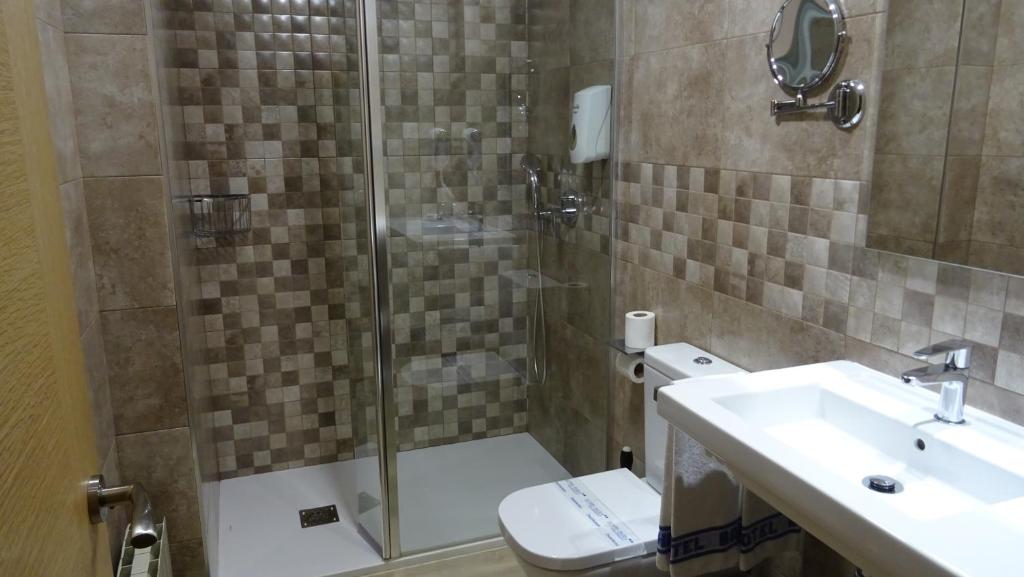 Koupelna v ubytování Hotel Bahia
