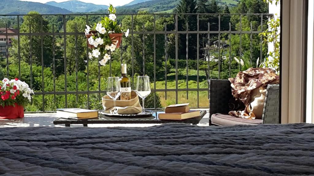 Nespecifikovaný výhled na hory nebo výhled na hory při pohledu z bed and breakfast