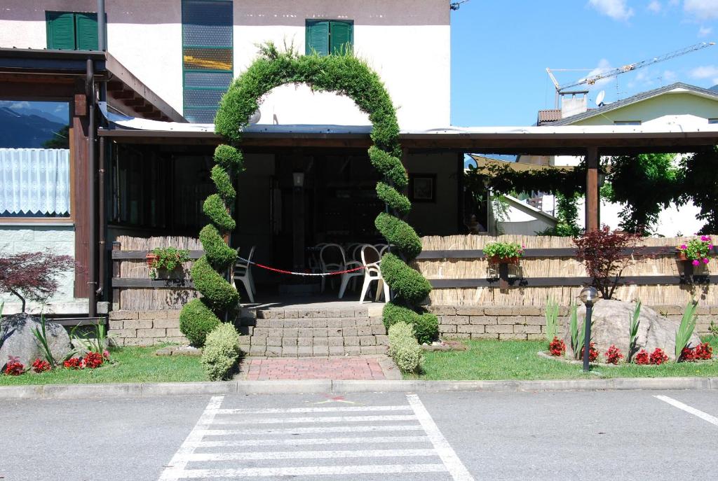 Zahrada ubytování Albergo Baffo