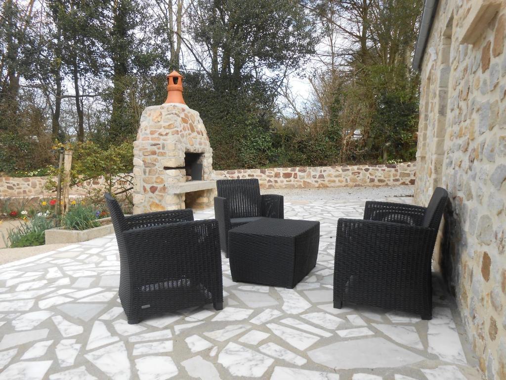 Posezení v ubytování Maison Brix