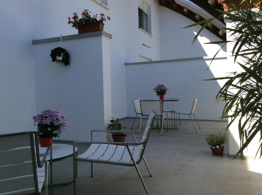 Balkón nebo terasa v ubytování 15.92 Hotel