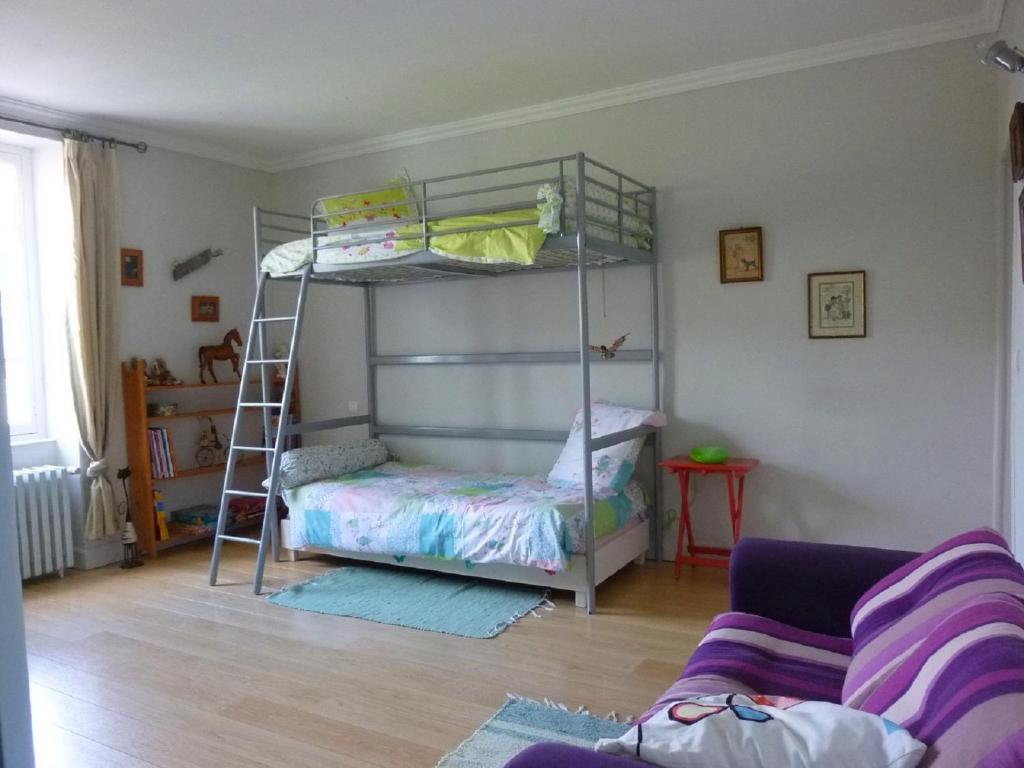 Postel nebo postele na pokoji v ubytování Le Fer en Cèze