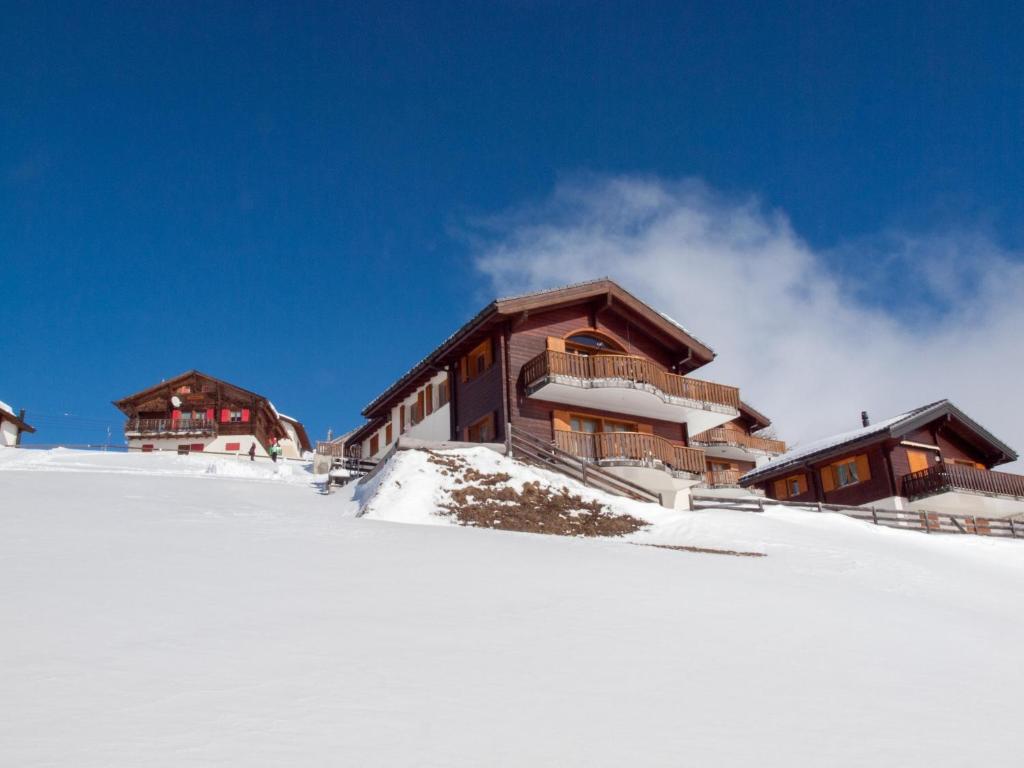 Chalet Bergkristall v zimě