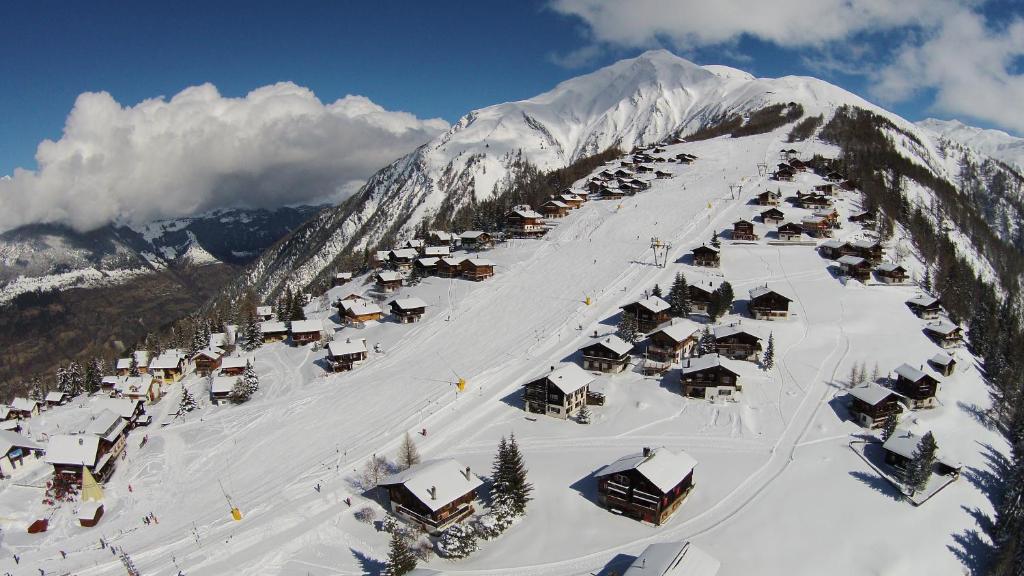 Chalet Bergkristall v zimě