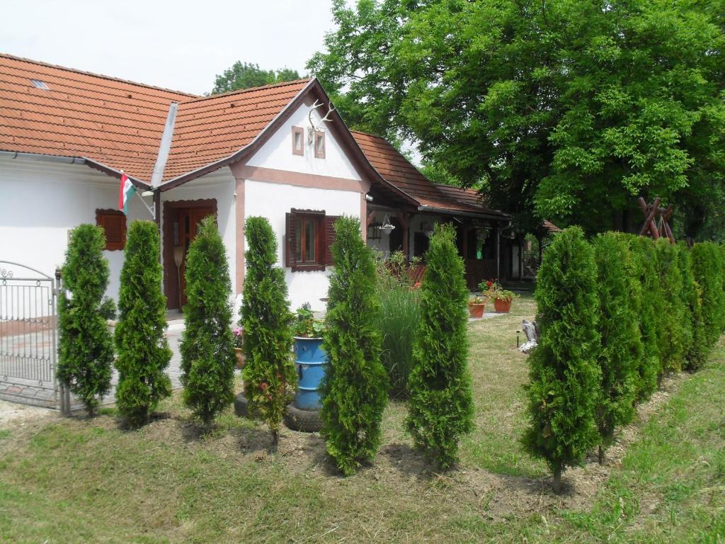 Zahrada ubytování Jakuzzis,Szaunás,Kerkavendégház-Őrség-Csesztreg-Kerkaujfalu