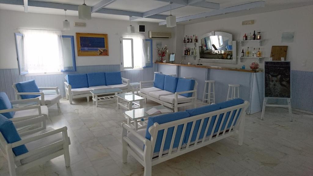 Posezení v ubytování Panorama Paros