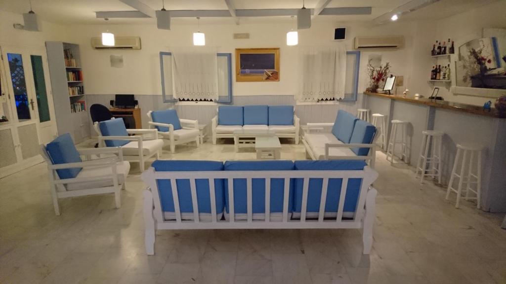 Posezení v ubytování Panorama Paros