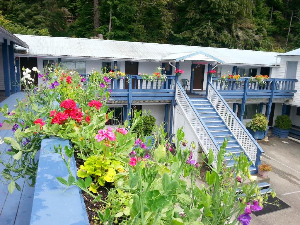 Zahrada ubytování Sea Raven Motel