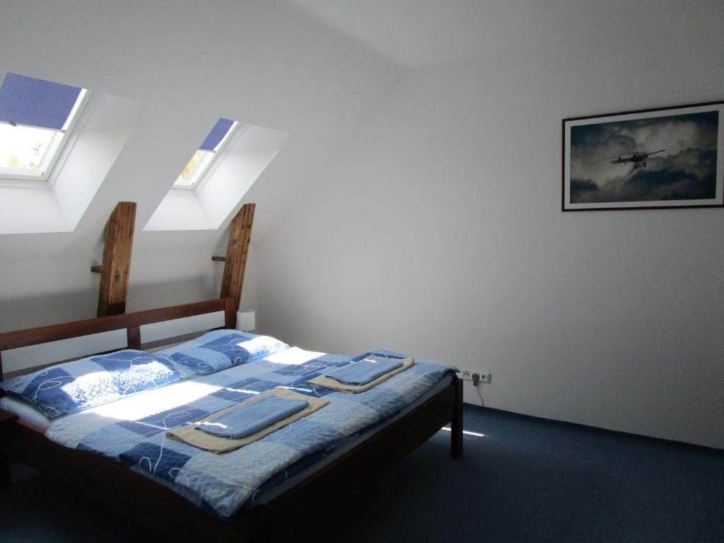 Postel nebo postele na pokoji v ubytování Penzion Alma