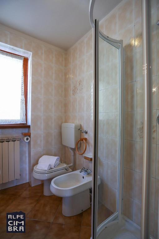 Koupelna v ubytování Chalet Laila