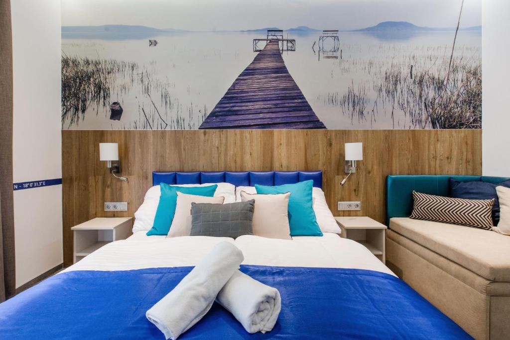 Postel nebo postele na pokoji v ubytování Hotel Solero