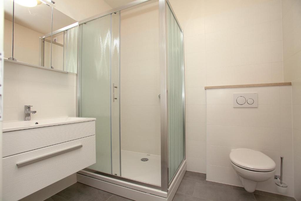 Kúpeľňa v ubytovaní Apartments Villa Aquamarie