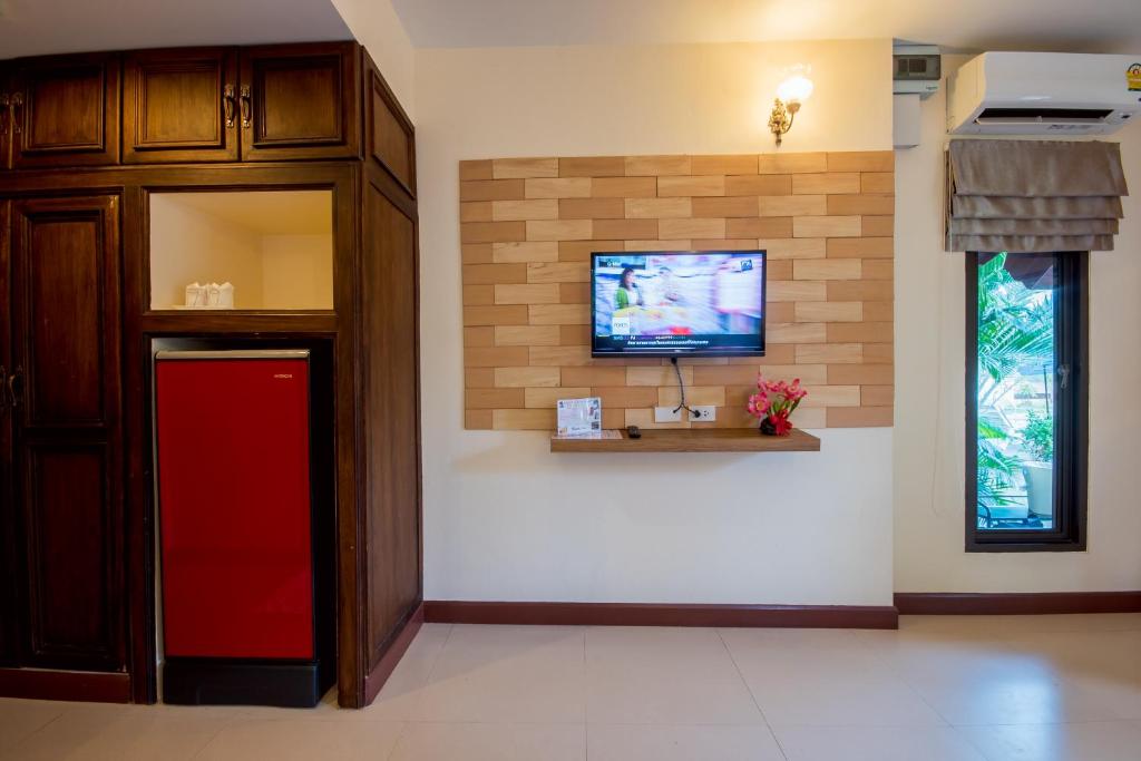 Kuchyň nebo kuchyňský kout v ubytování La-or Resort
