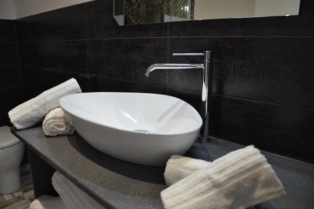 Koupelna v ubytování B&B Terra d'Oriente