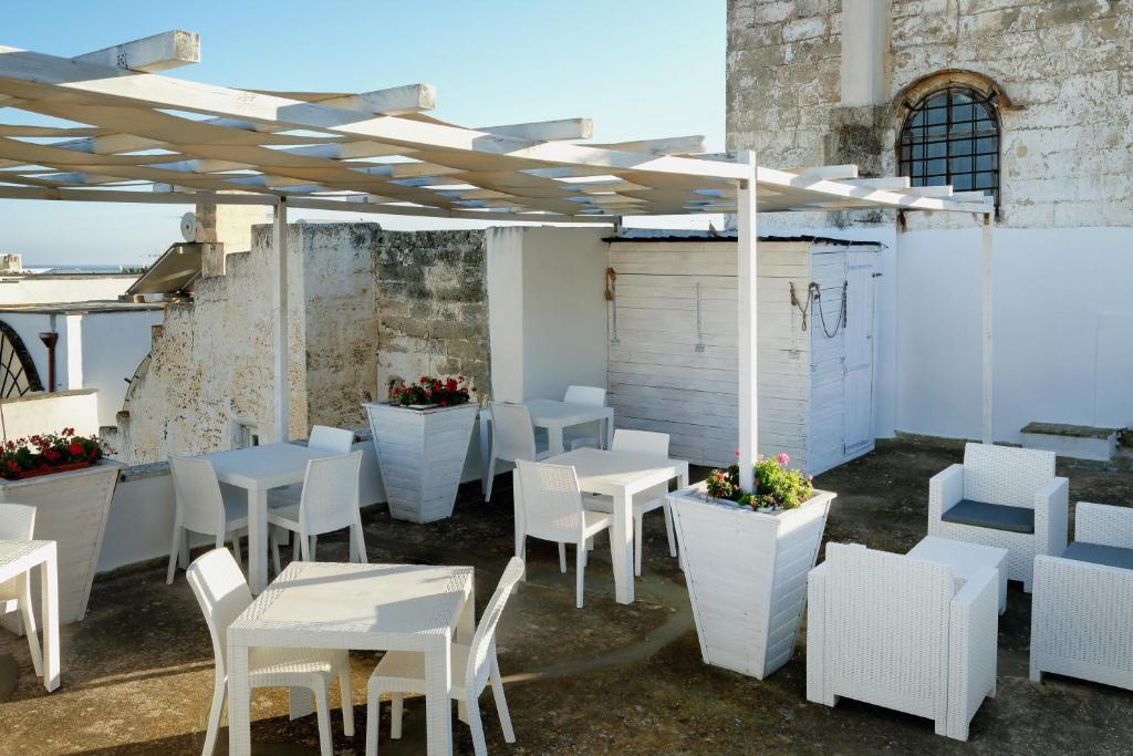 Reštaurácia alebo iné gastronomické zariadenie v ubytovaní B&B Dimora Muzio and Restaurant