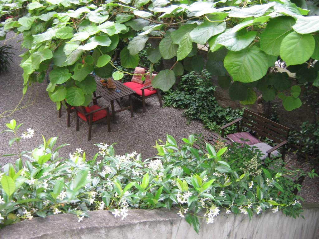 Zahrada ubytování Albergo Sangalli