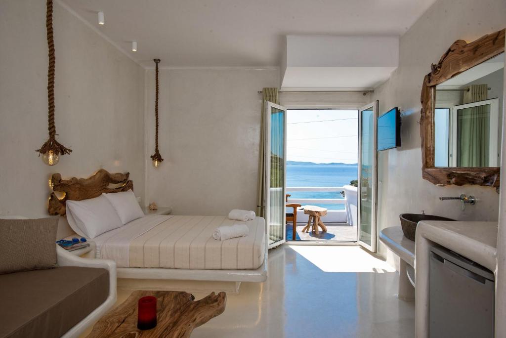 Kuchyň nebo kuchyňský kout v ubytování Villa Elina suites and more