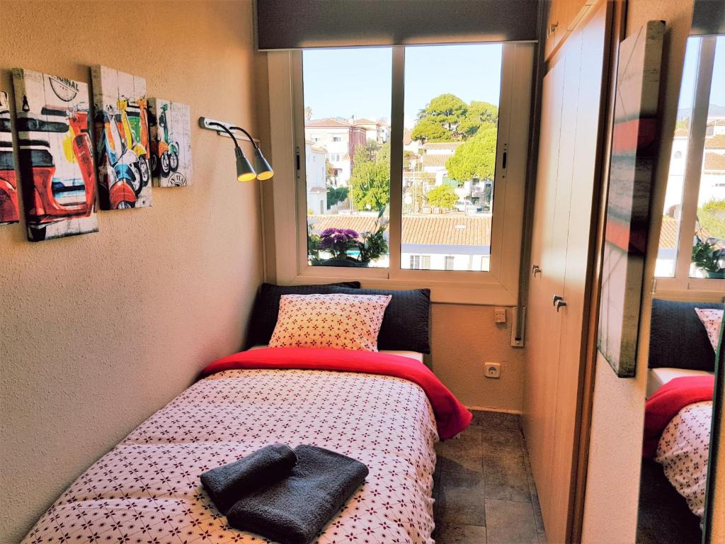 Postel nebo postele na pokoji v ubytování Marina Port & Beach-Apartment