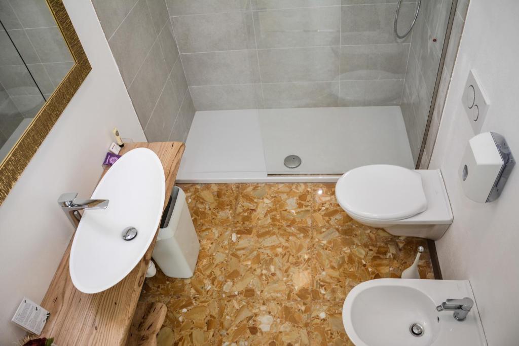 Koupelna v ubytování Villa Torbole