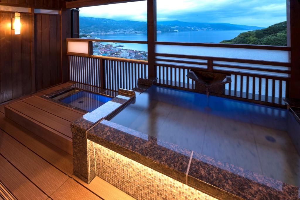 Náttúran í nágrenni ryokan-gistingarinnar