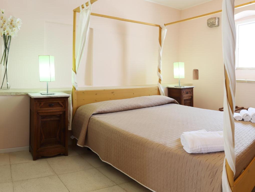 Posteľ alebo postele v izbe v ubytovaní B&B Dimora Muzio and Restaurant