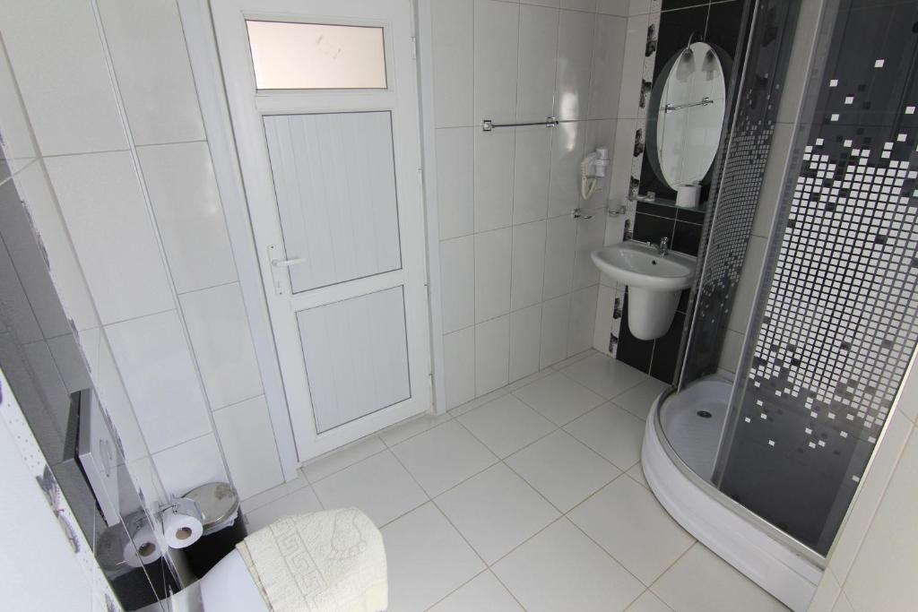 Koupelna v ubytování Bariscan Hotel