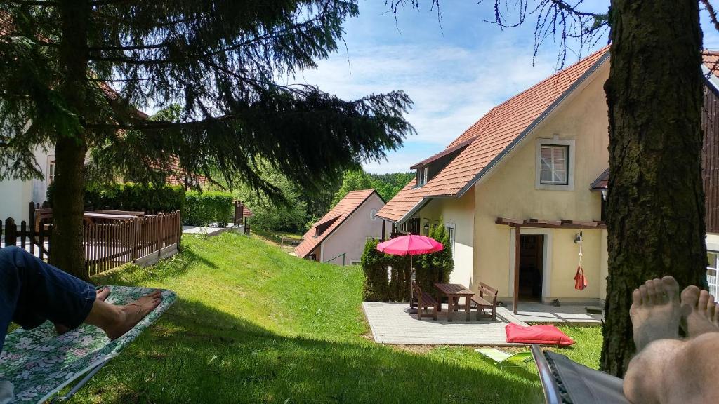 Zahrada ubytování Haus Herrensee Litschau