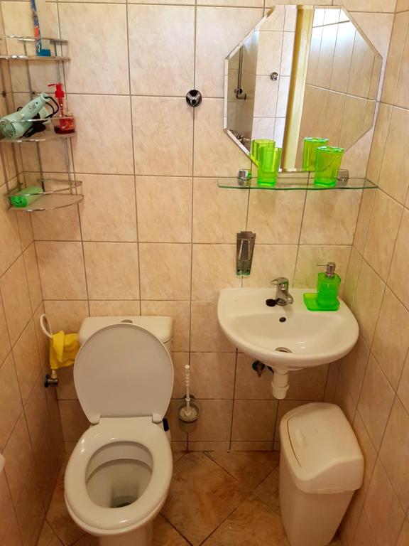 Koupelna v ubytování Penzion Termál