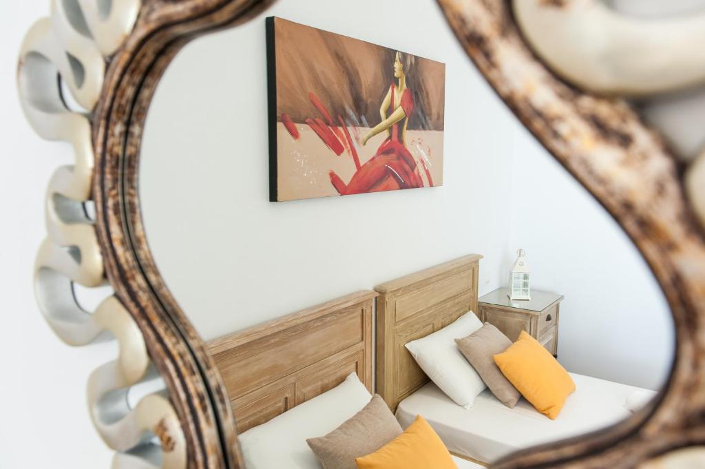 A seating area at Panos Apartment Naousa