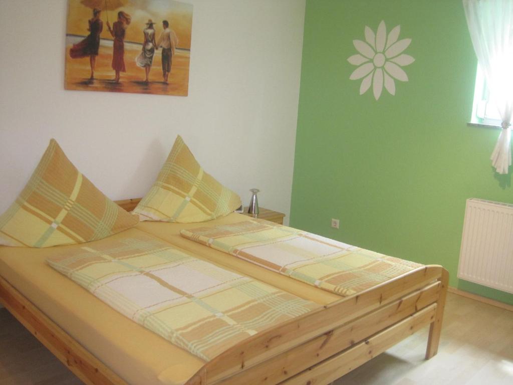 Postel nebo postele na pokoji v ubytování Haus Alexandra