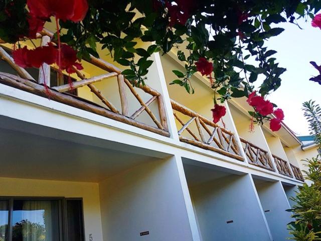 Balkón nebo terasa v ubytování Vaea Hotel Samoa