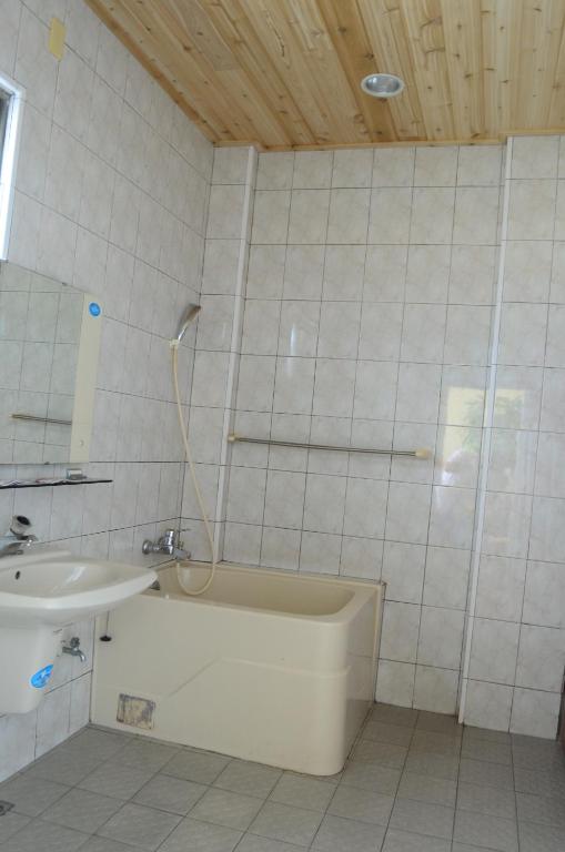 Koupelna v ubytování Jia Yuan Homestay